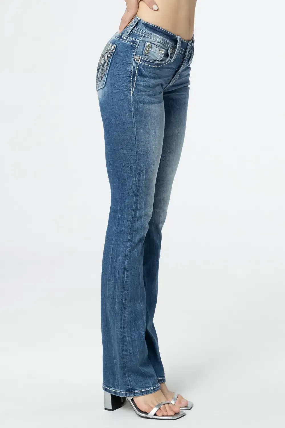 Floral Dreamcatcher Bootcut Jeans