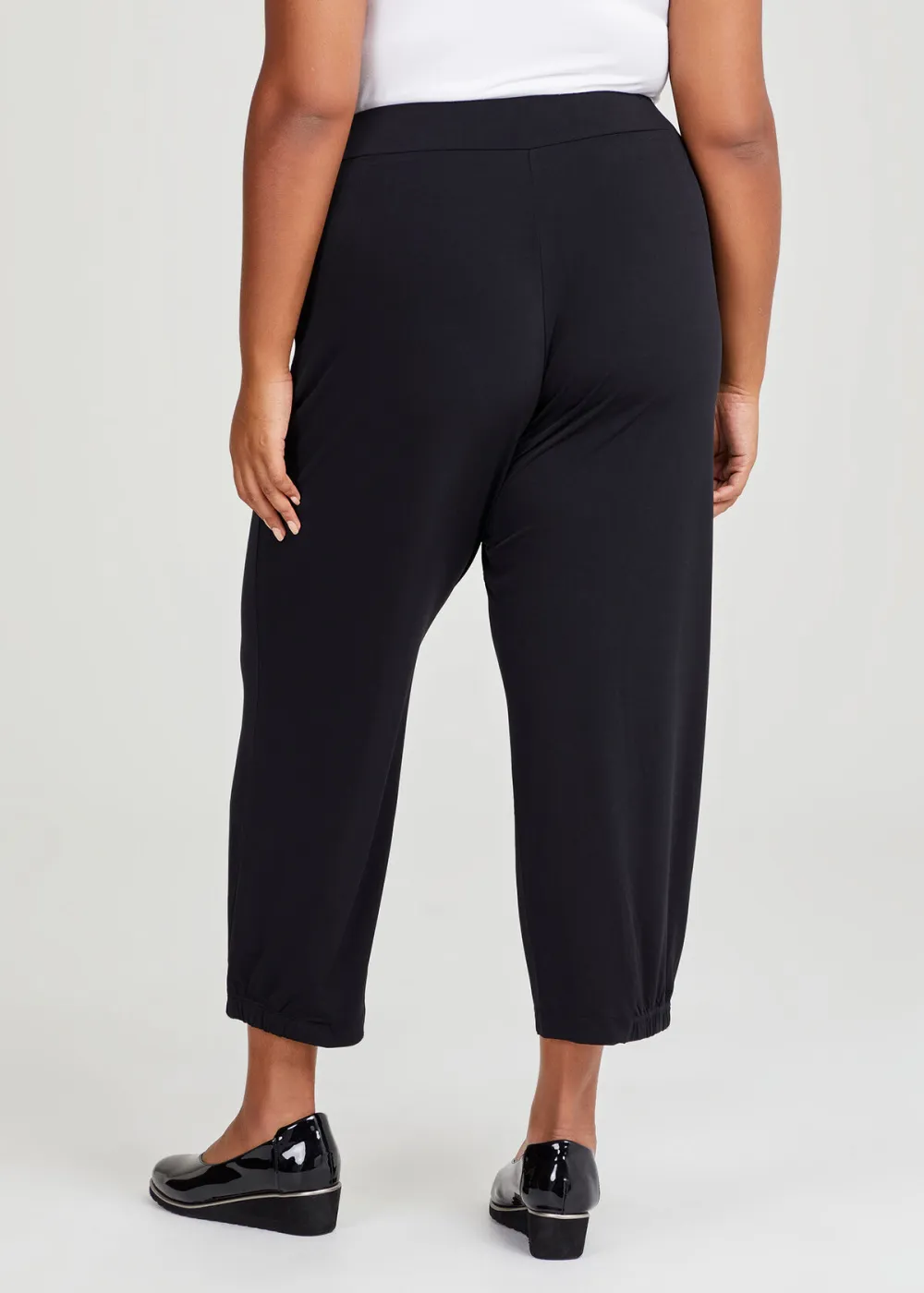 Eyelet Detail Wide Leg Pant