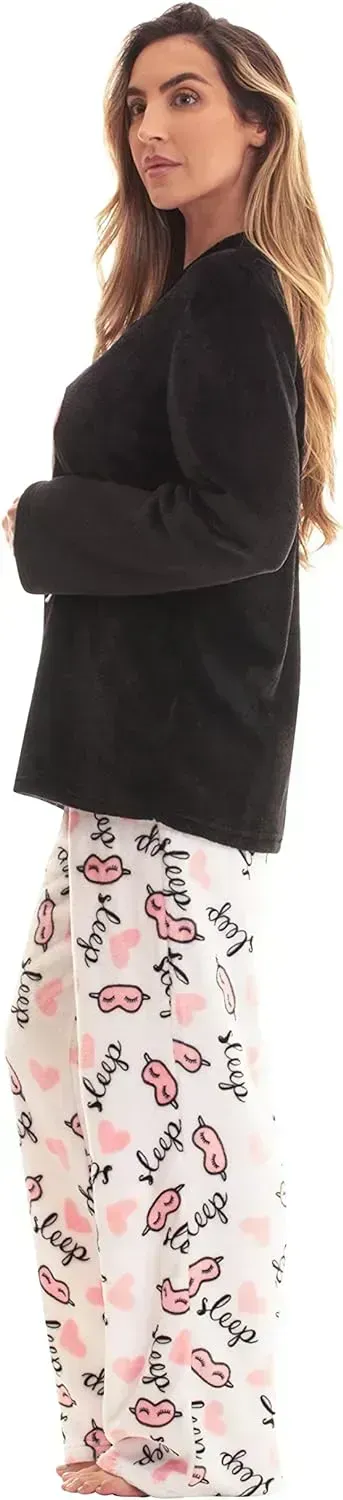 Plush Pajama Sets for Women