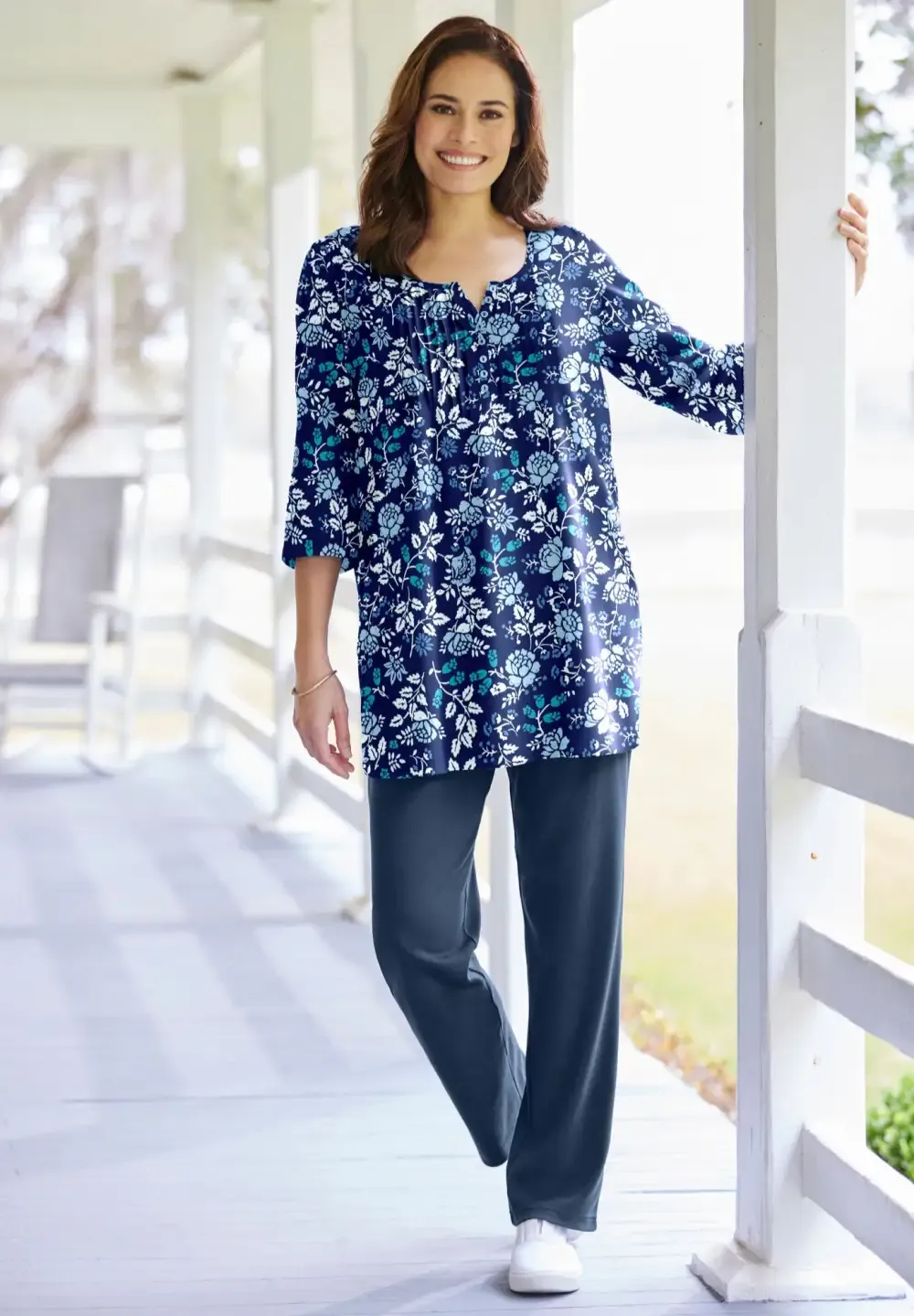 7-Day Knit Straight Leg Pant