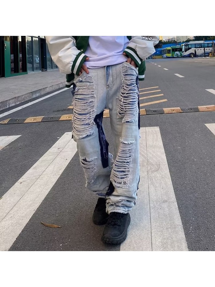 Wear Out Distressed Plus Size Jeans