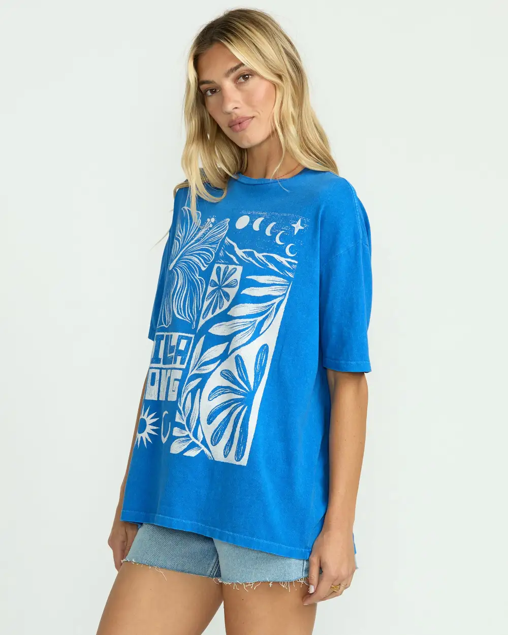 Summer Nights Tee - True Blue