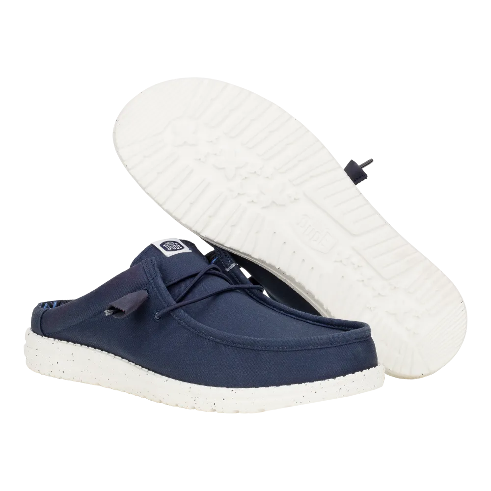 Wally Slip Stretch Canvas - Navy