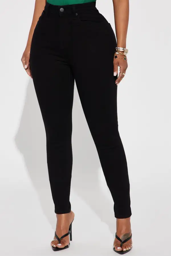 Tall Harper High Rise Stretch Skinny Jeans - Black