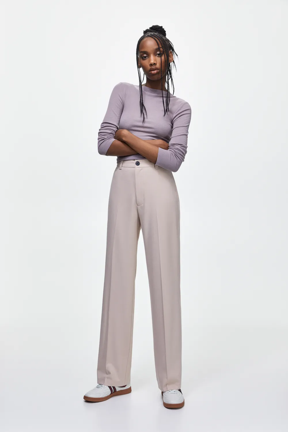 Pantalón de vestir recto