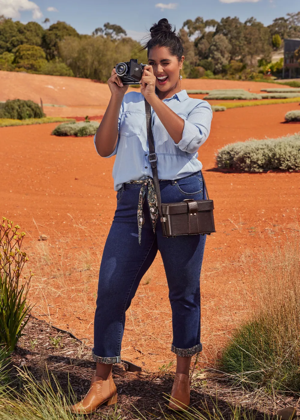 Easy Fit Printed Cuff Jean