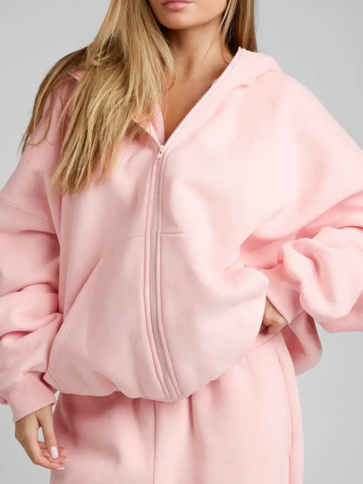 Pastel Zip Hoodie
