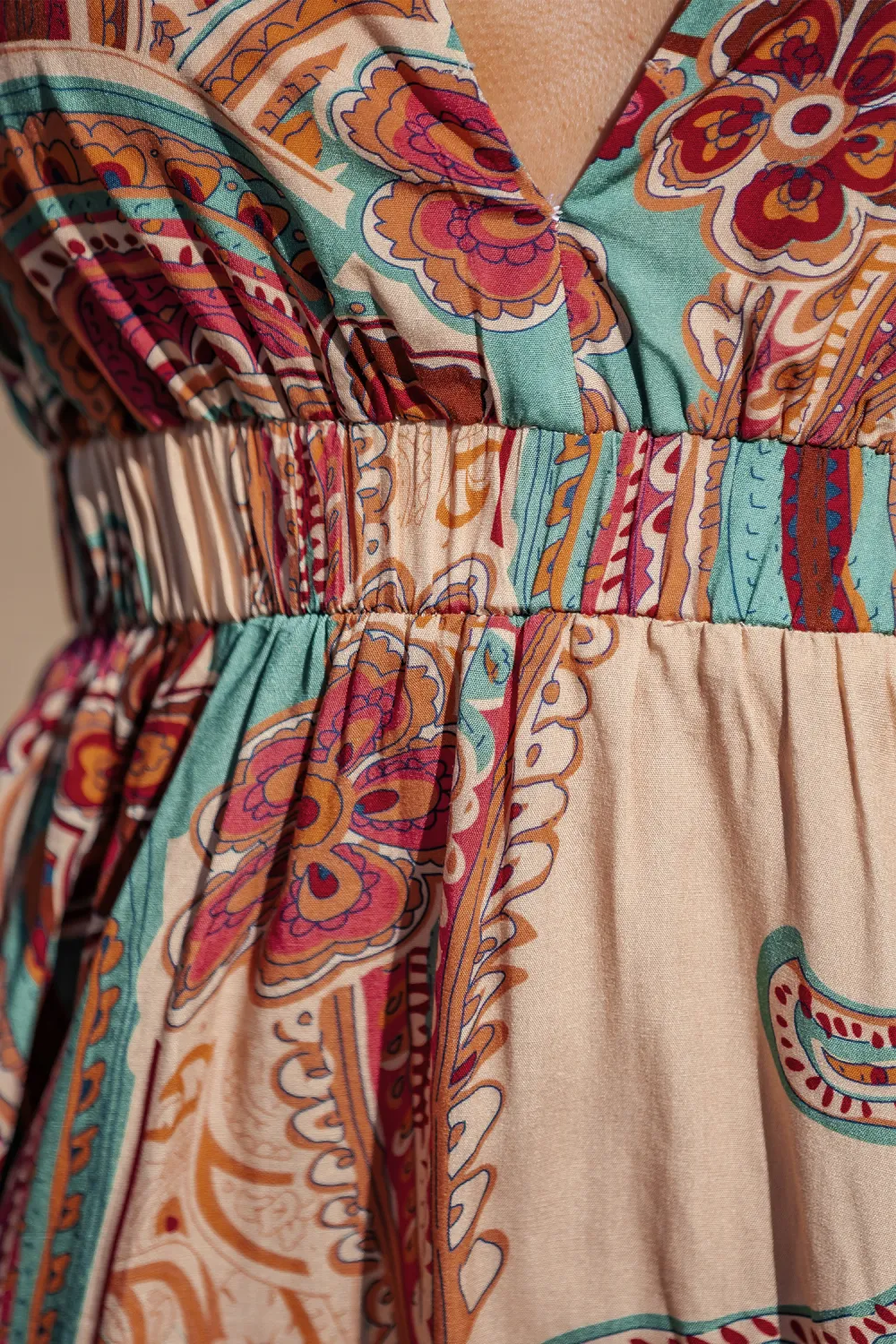 Boho Flirt Paisley Mini Dress