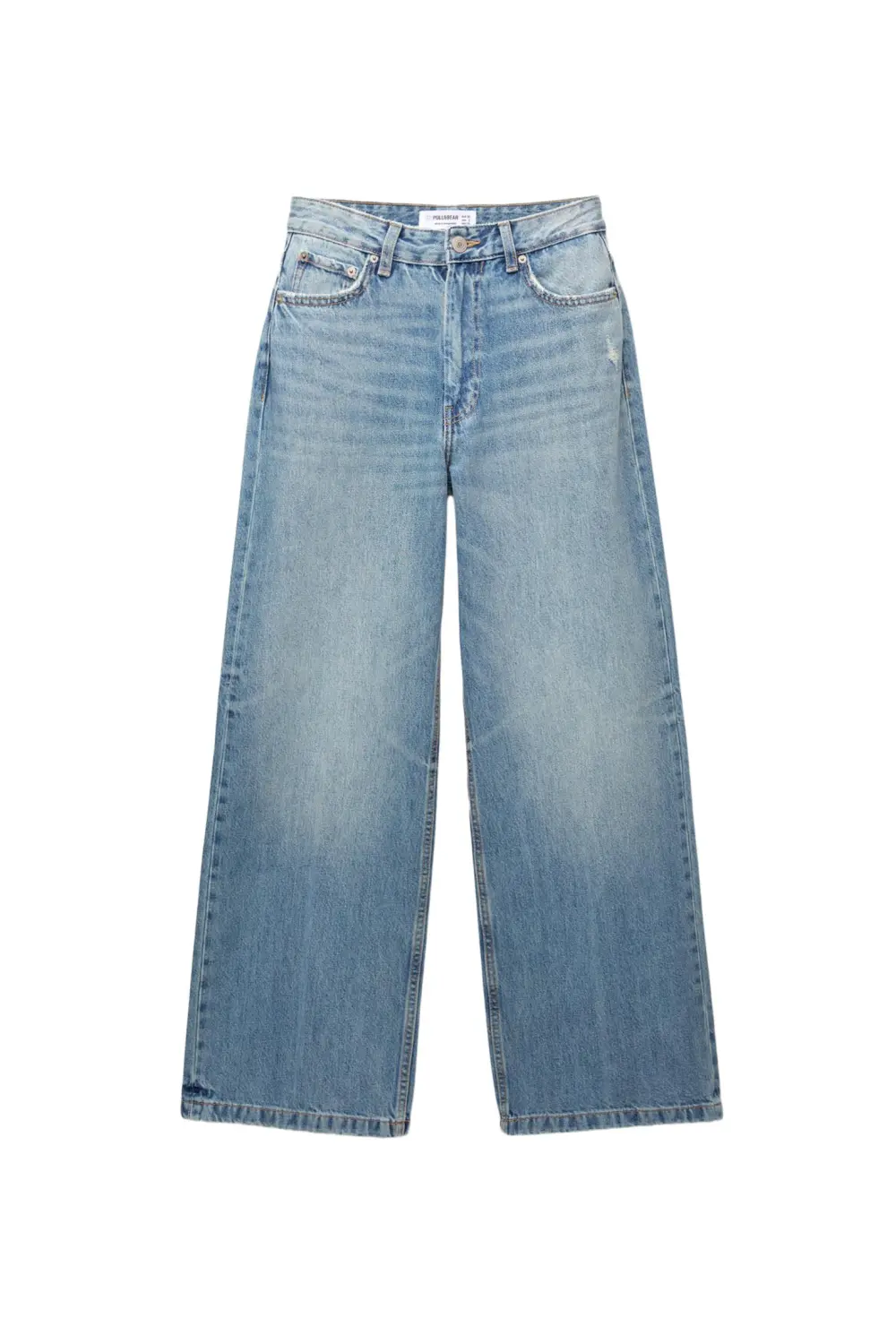 Jeans baggy tiro medio