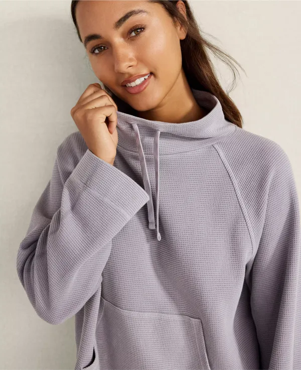 Haven Well Within Garment-Dyed Organic Cotton Waffle Knit Pullover