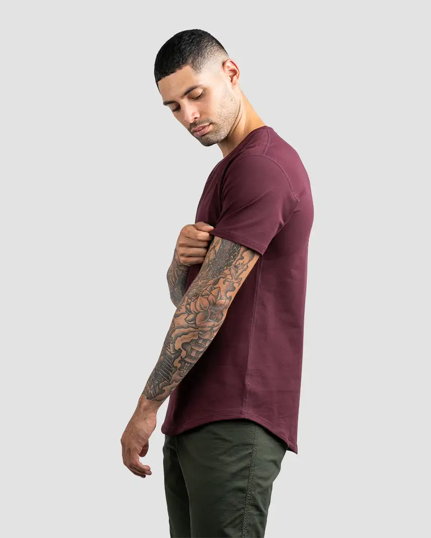 Drop-Cut V-Neck: Lux