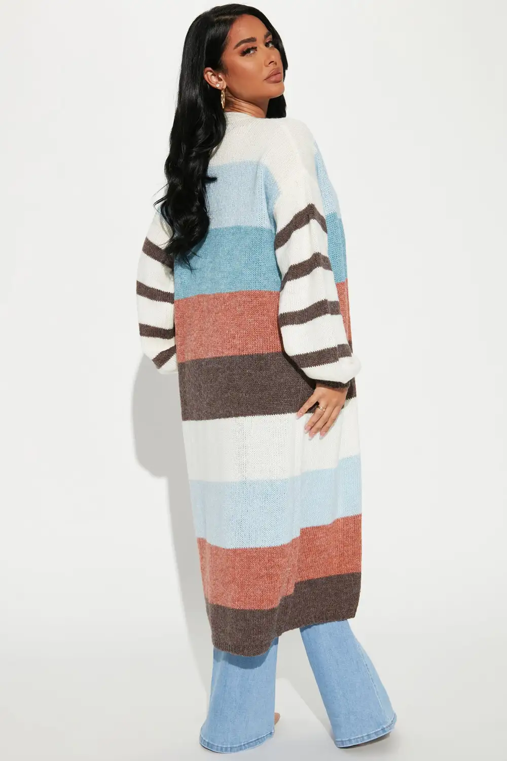 Still Need You Striped Cardigan - Multi Color
