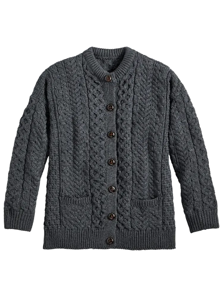 Women's Irish Wool Timeless Cardigan