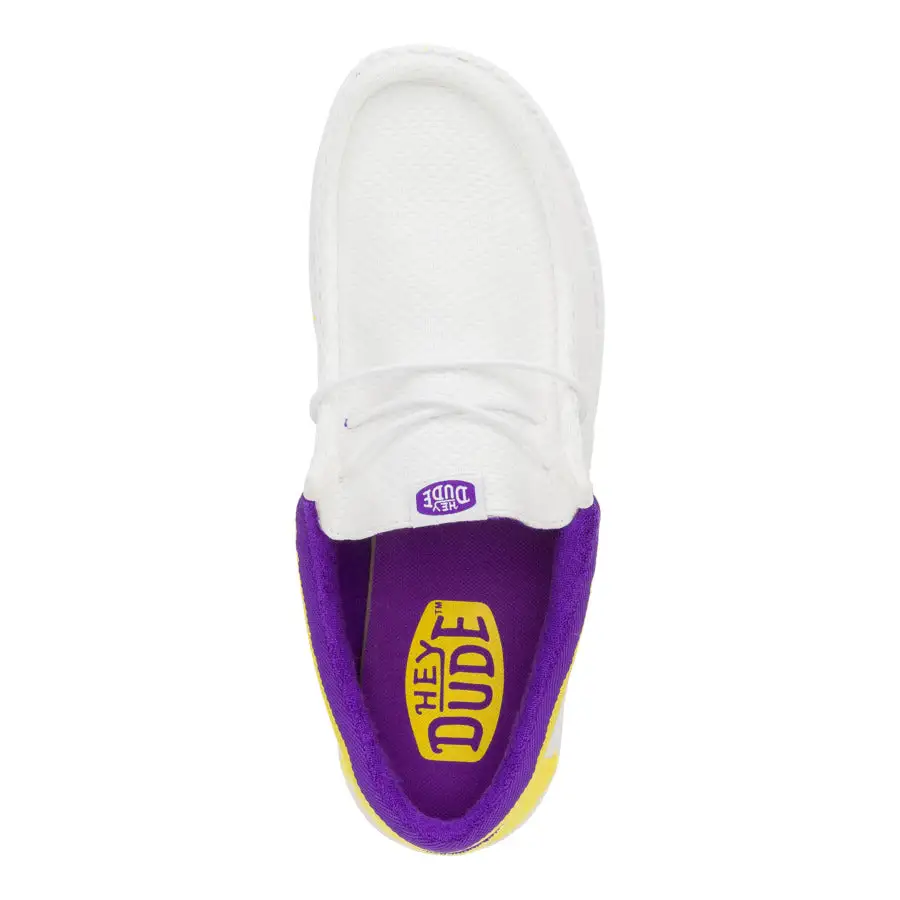 Wally Varsity Jersey - White Yellow