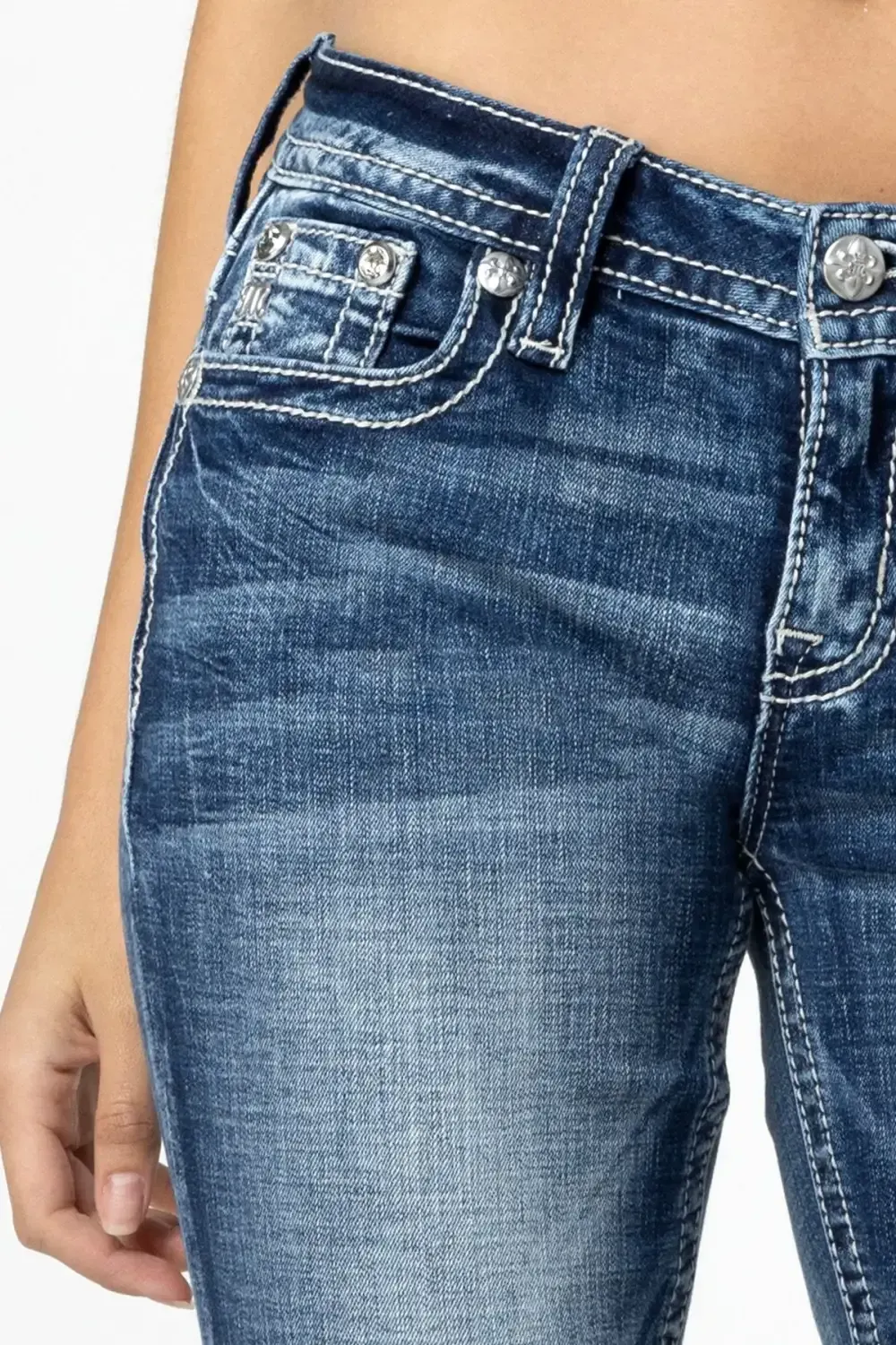 Glam Wing Skinny Jeans
