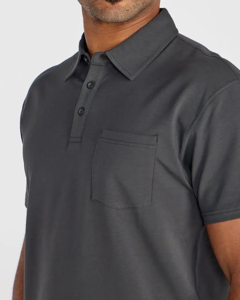 Lux Short Sleeve Pocket Polo