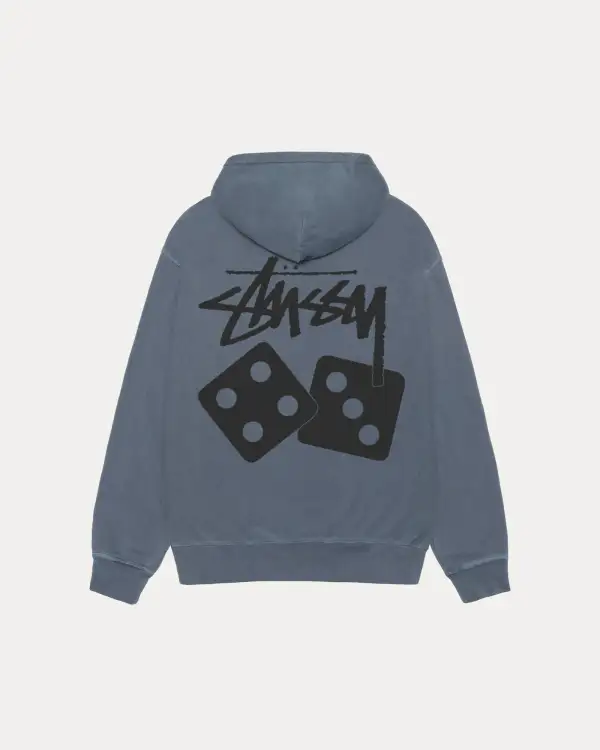 DICE HOODIE PIGMENT DYED