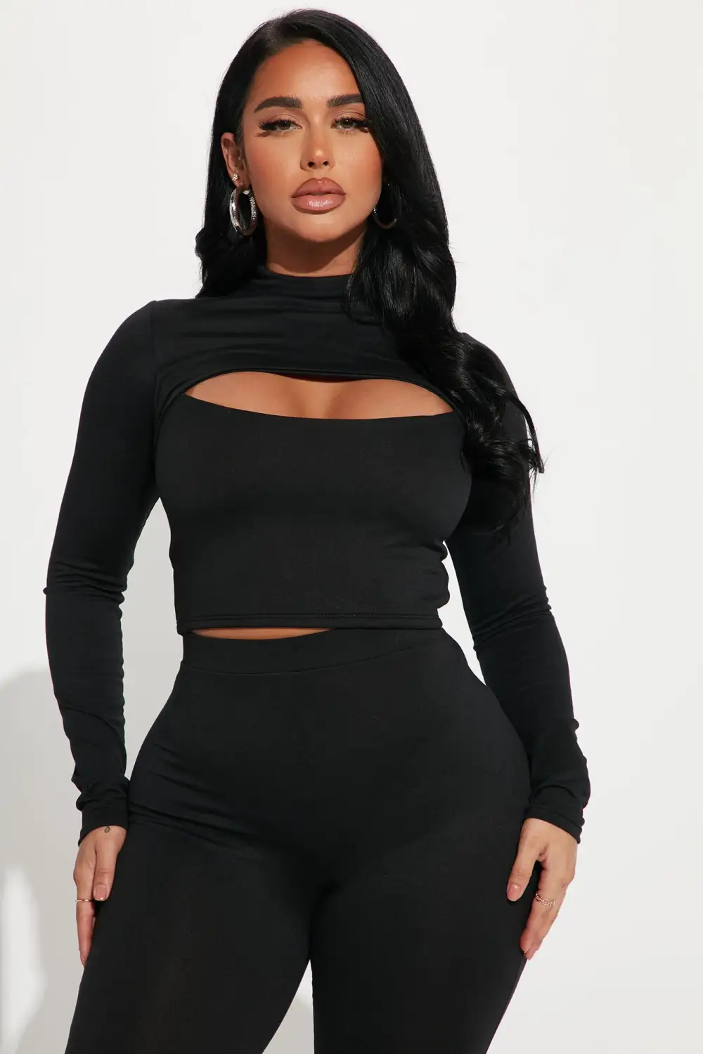 Baddie On The Go Legging Set - Black