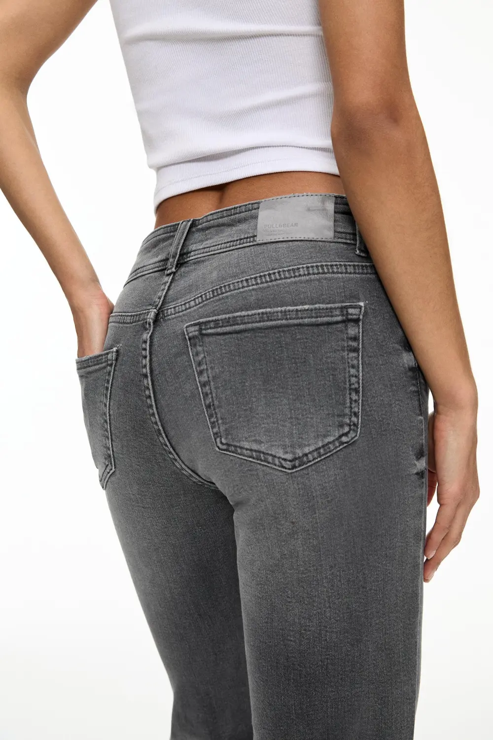Jeans bootcut tiro bajo