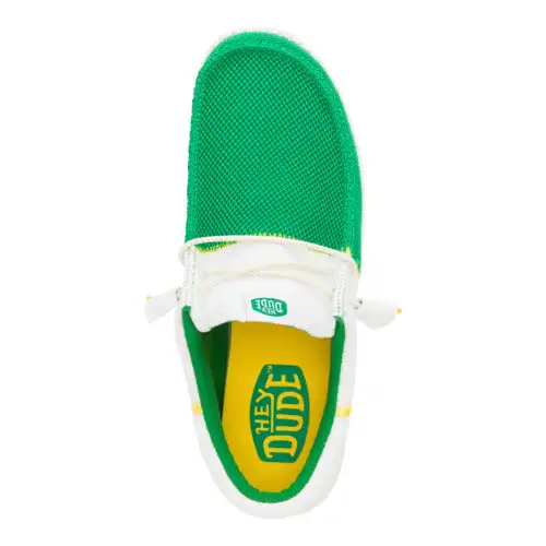 Wally Tri Varsity Mesh - White/Green