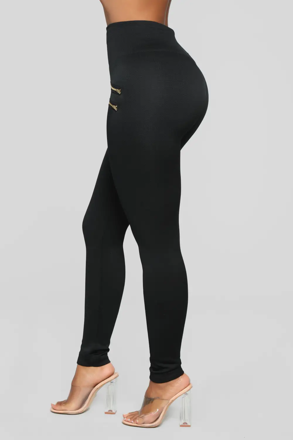 Kiss And Make Up Seamless Leggings - Black