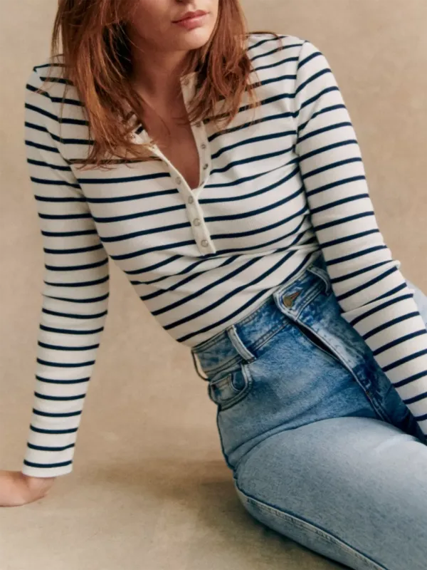 Striped Long Sleeve T-Shirt