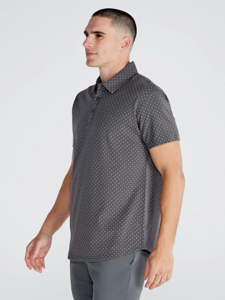 Drop-Cut: Lux Dotted Polo