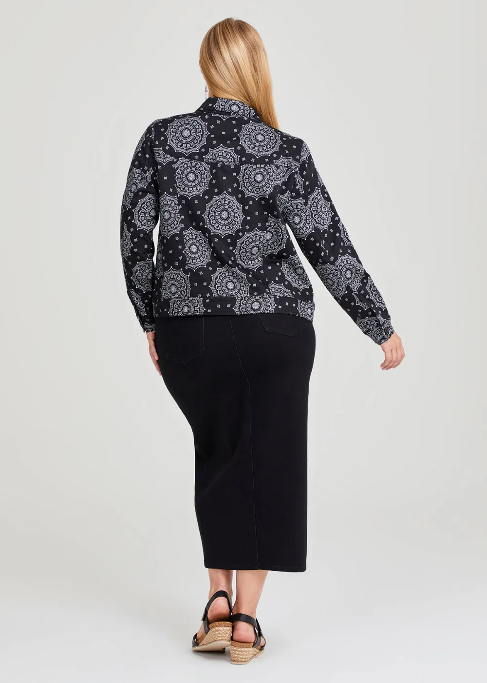 Cotton Bandana Print Jacket