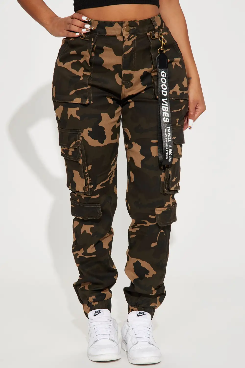 Good Vibes Cargo Jogger - Camouflage