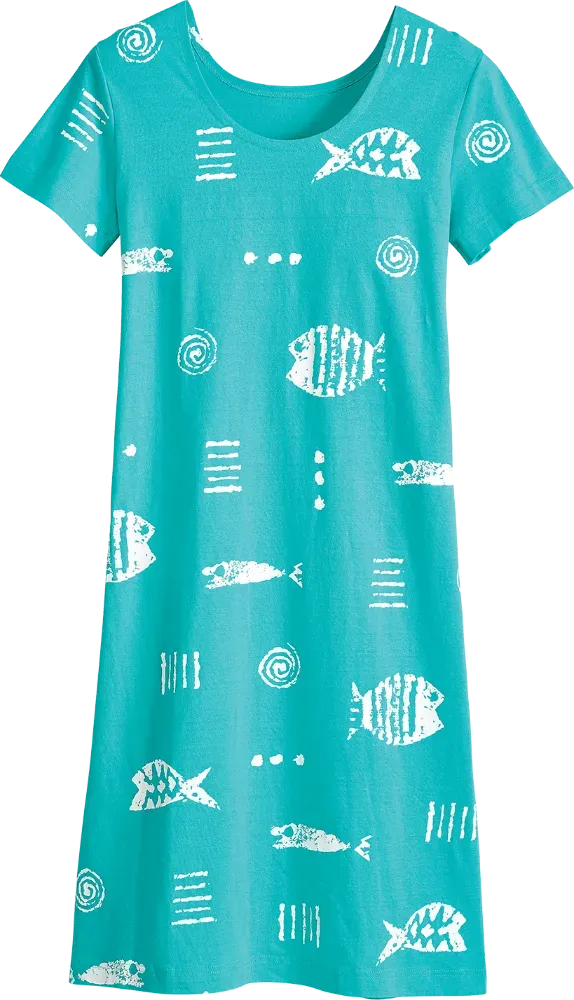 M.MAC Rock Fish Mid-Length Dress