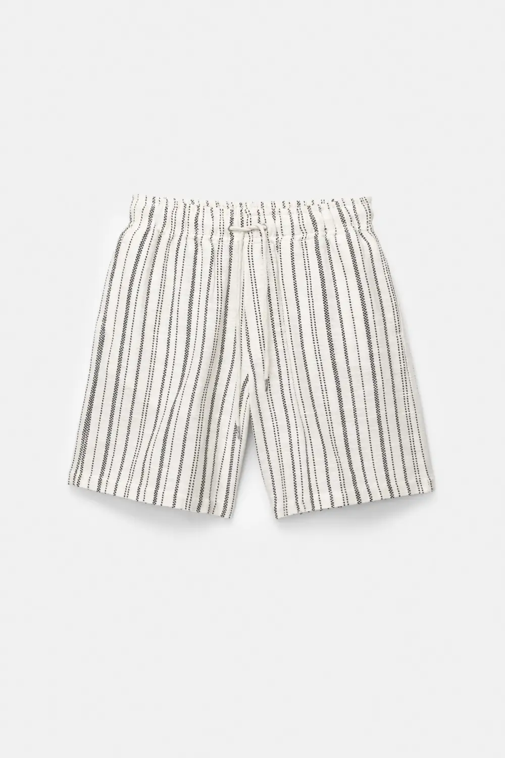 Striped Bermuda short sweatpants