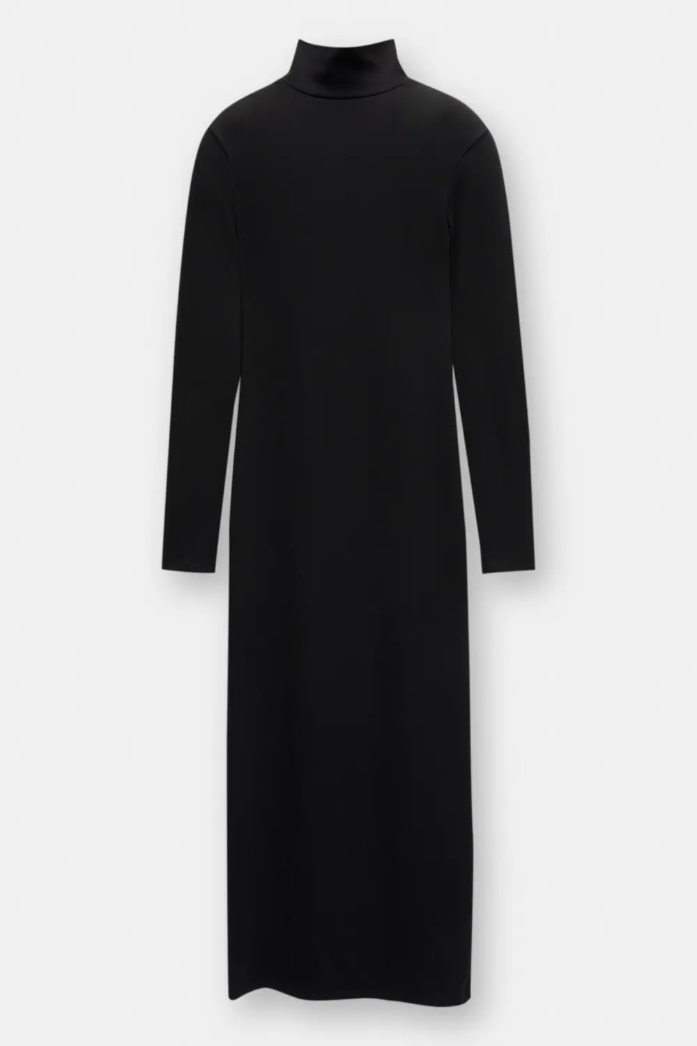 Vestido midi cuello perkins