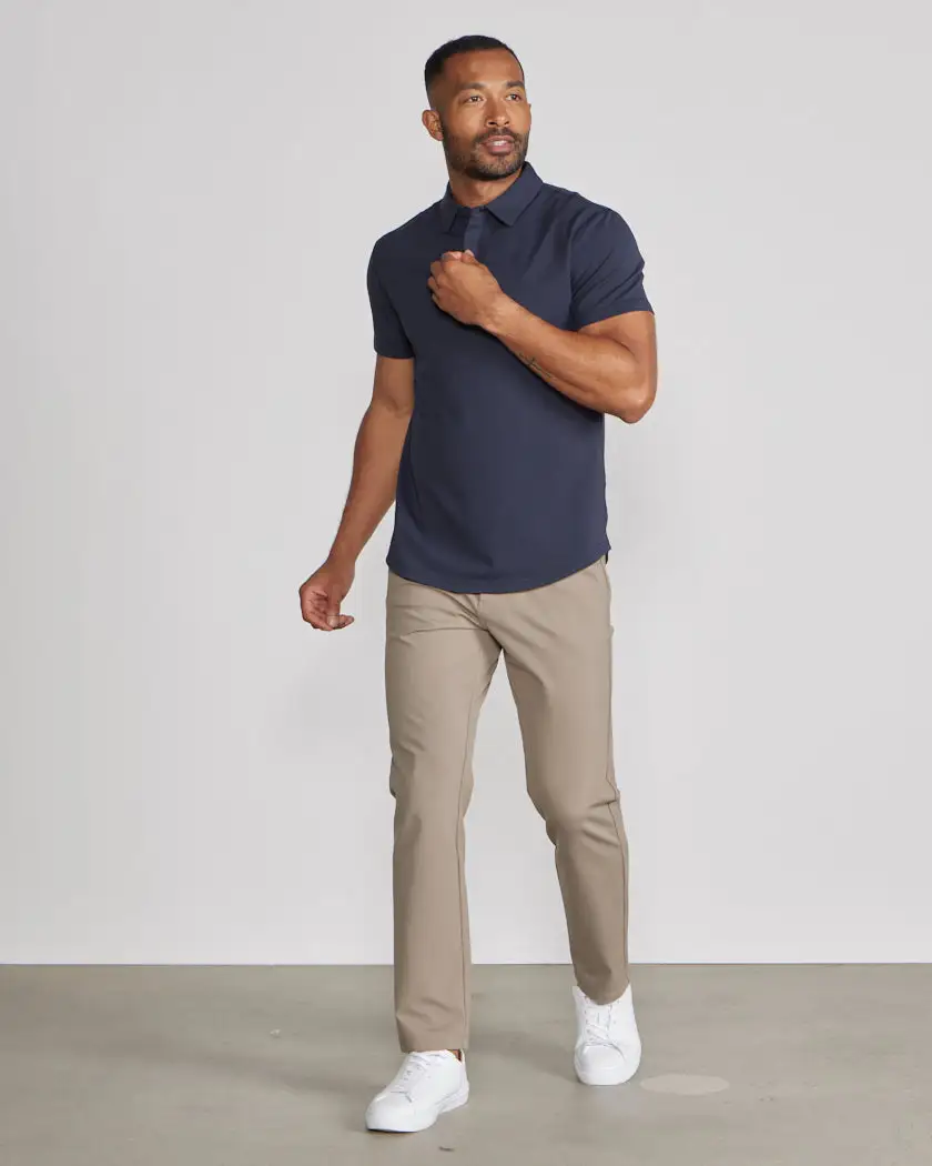 Lux Short Sleeve Polo - Concealed
