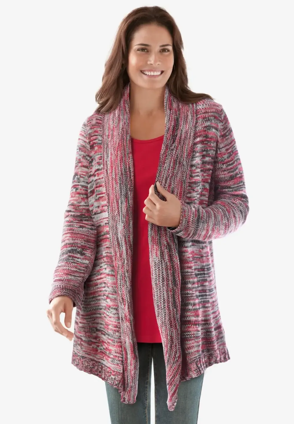 Multi Marled Cardigan