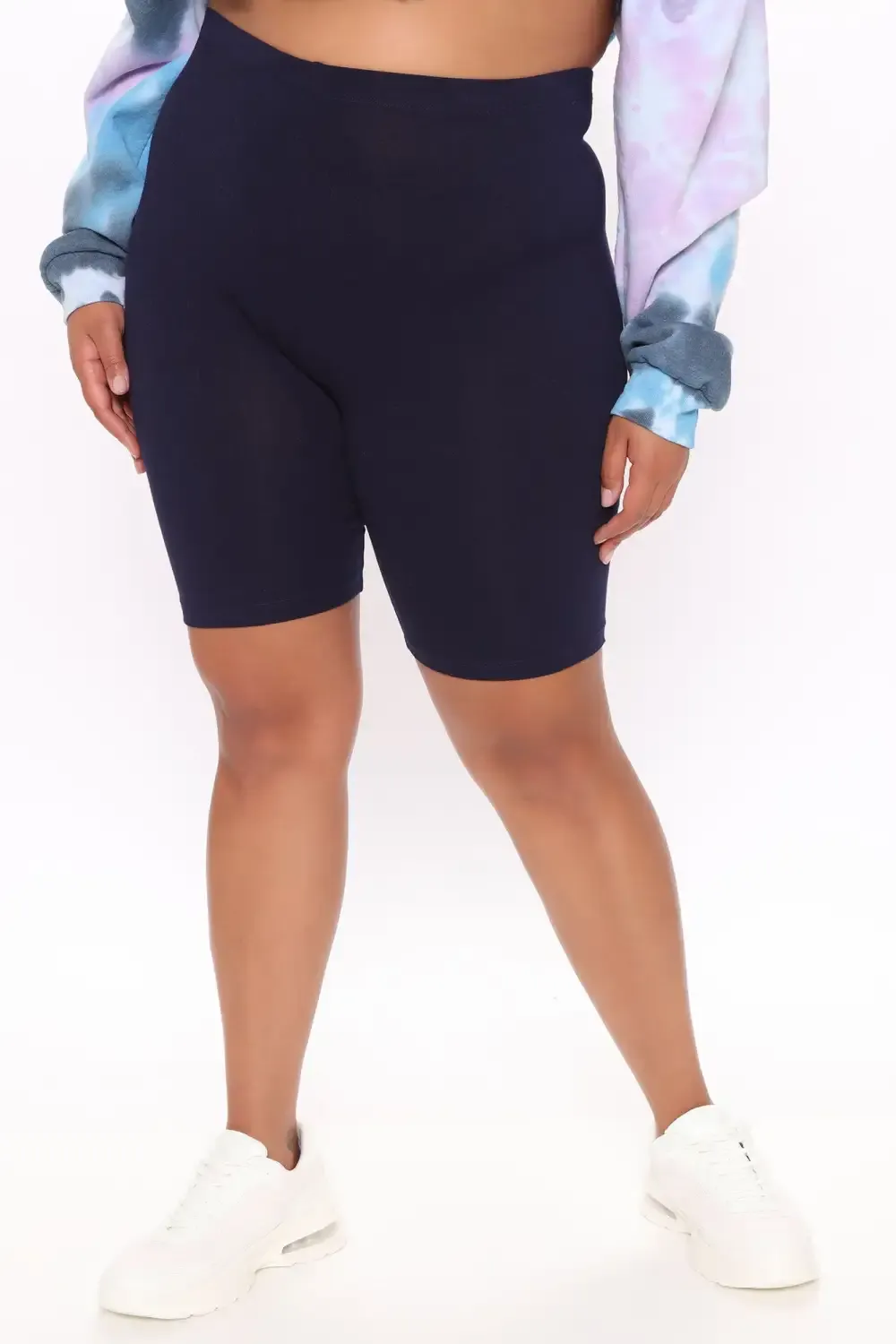 Natalee Biker Shorts - Navy