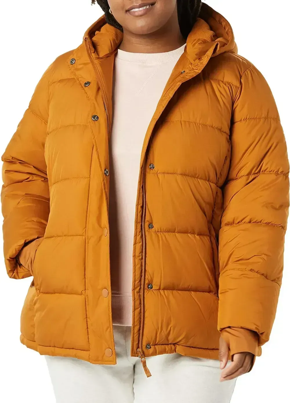 Women's Heavyweight Long-Sleeve Hooded Puffer Coat (Available in Plus Size)