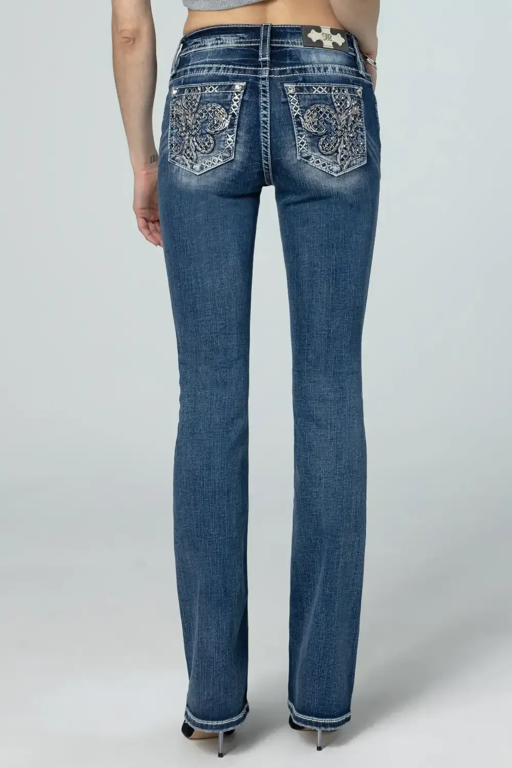 Fleur Glass Straight Jeans