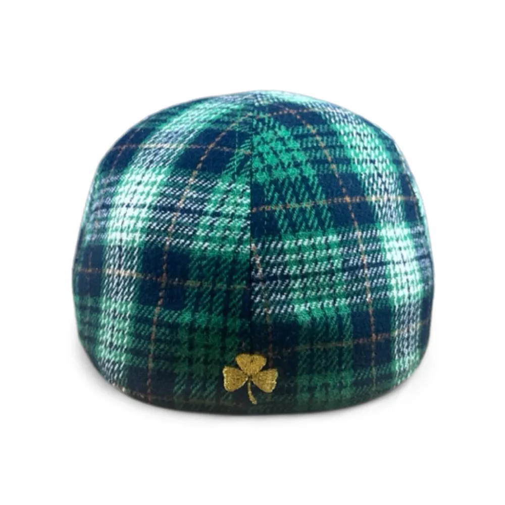 The Fighting Rock Boston Scally Cap - Green Plaid