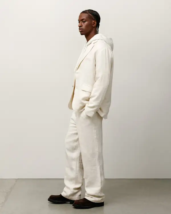 RELAXED TROUSER TEXTURED LINEN