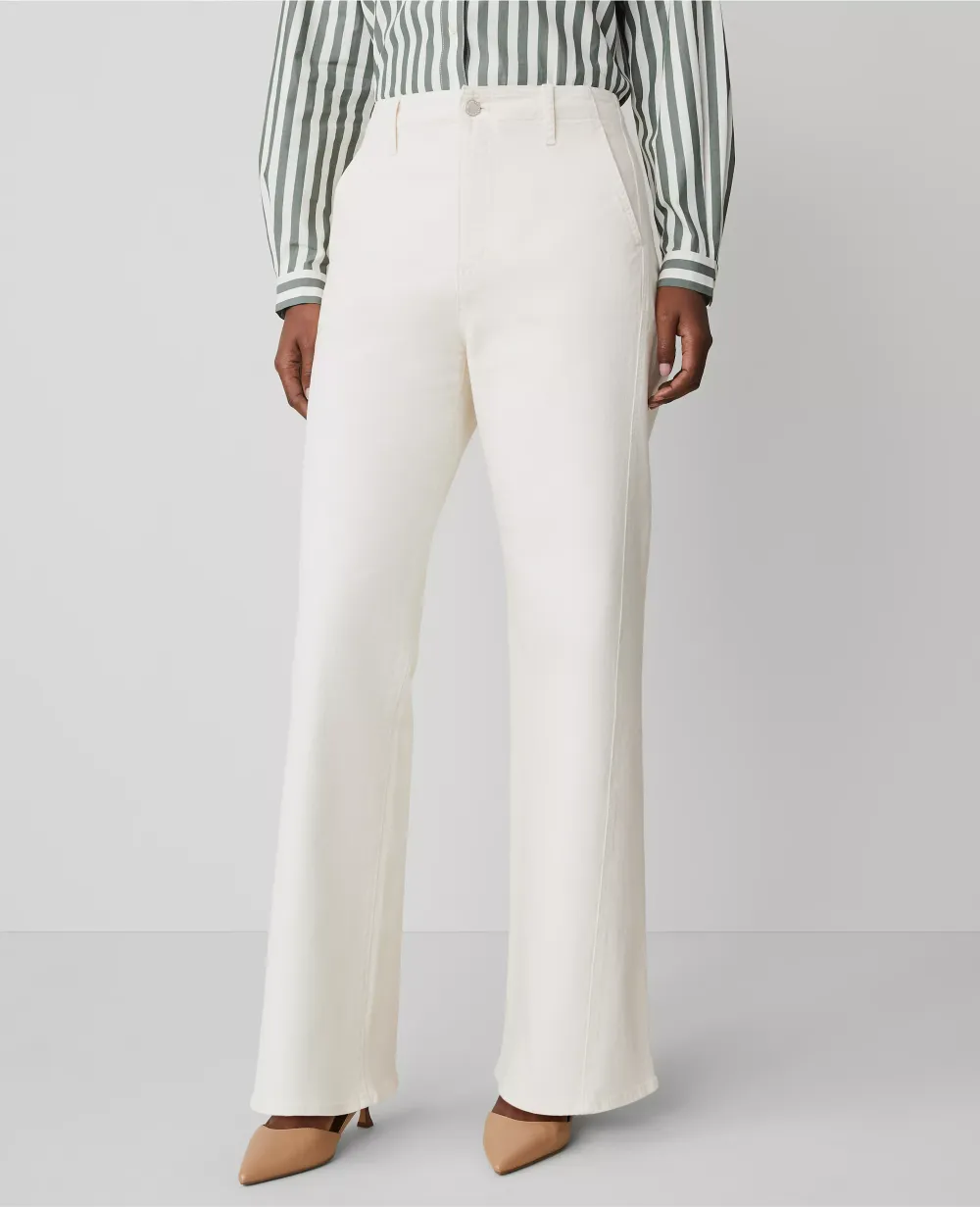 The Seamed Wide-Leg Jean