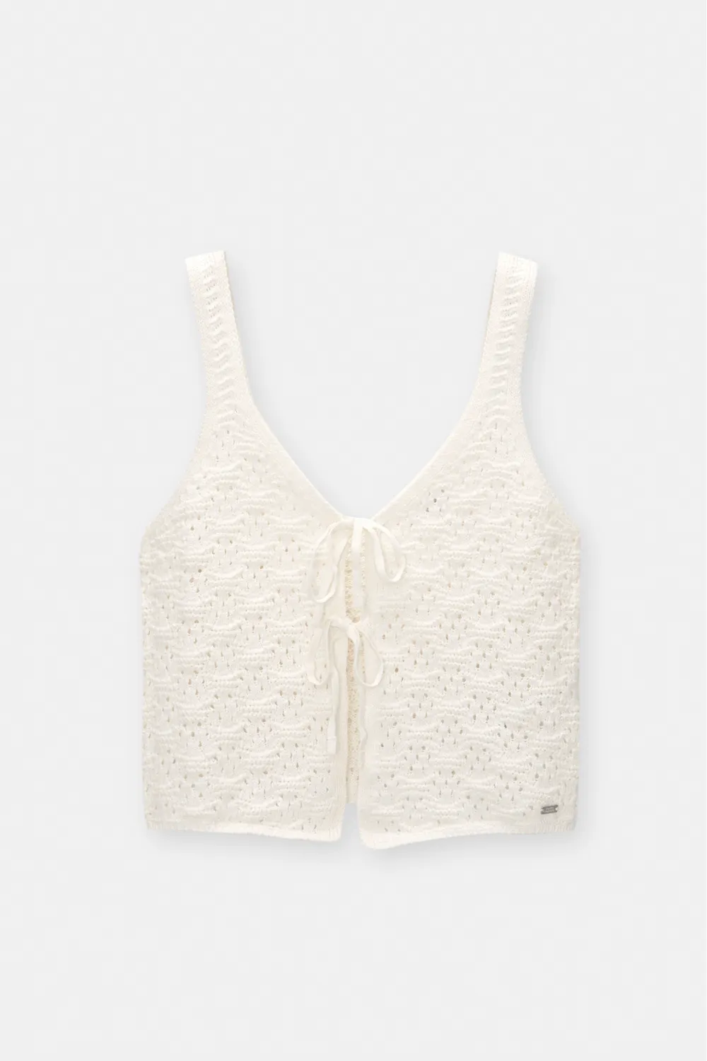 Top crochet lazos