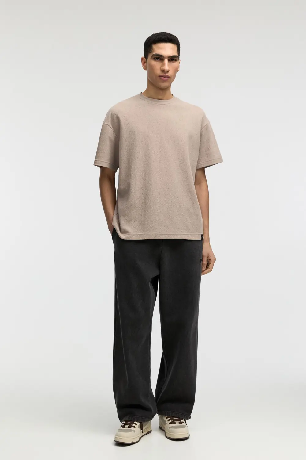 Textured T-shirt