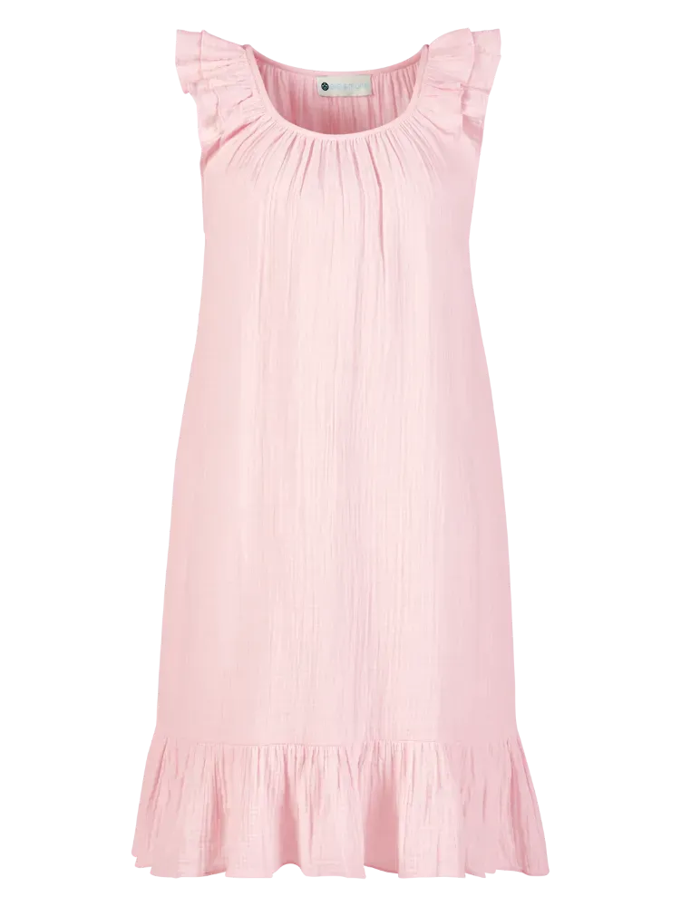 Ella Simone Cloud Soft Double-Cotton Nightgown