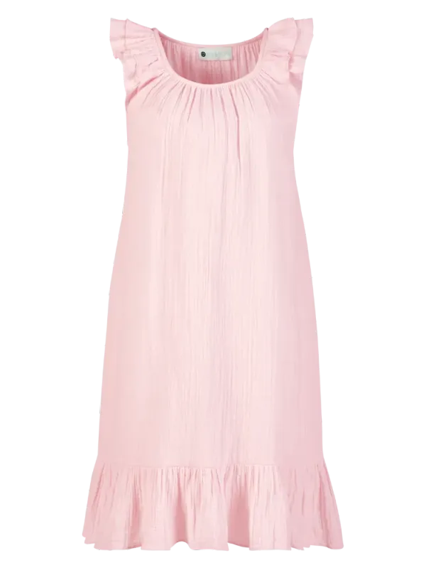 Ella Simone Cloud Soft Double-Cotton Nightgown