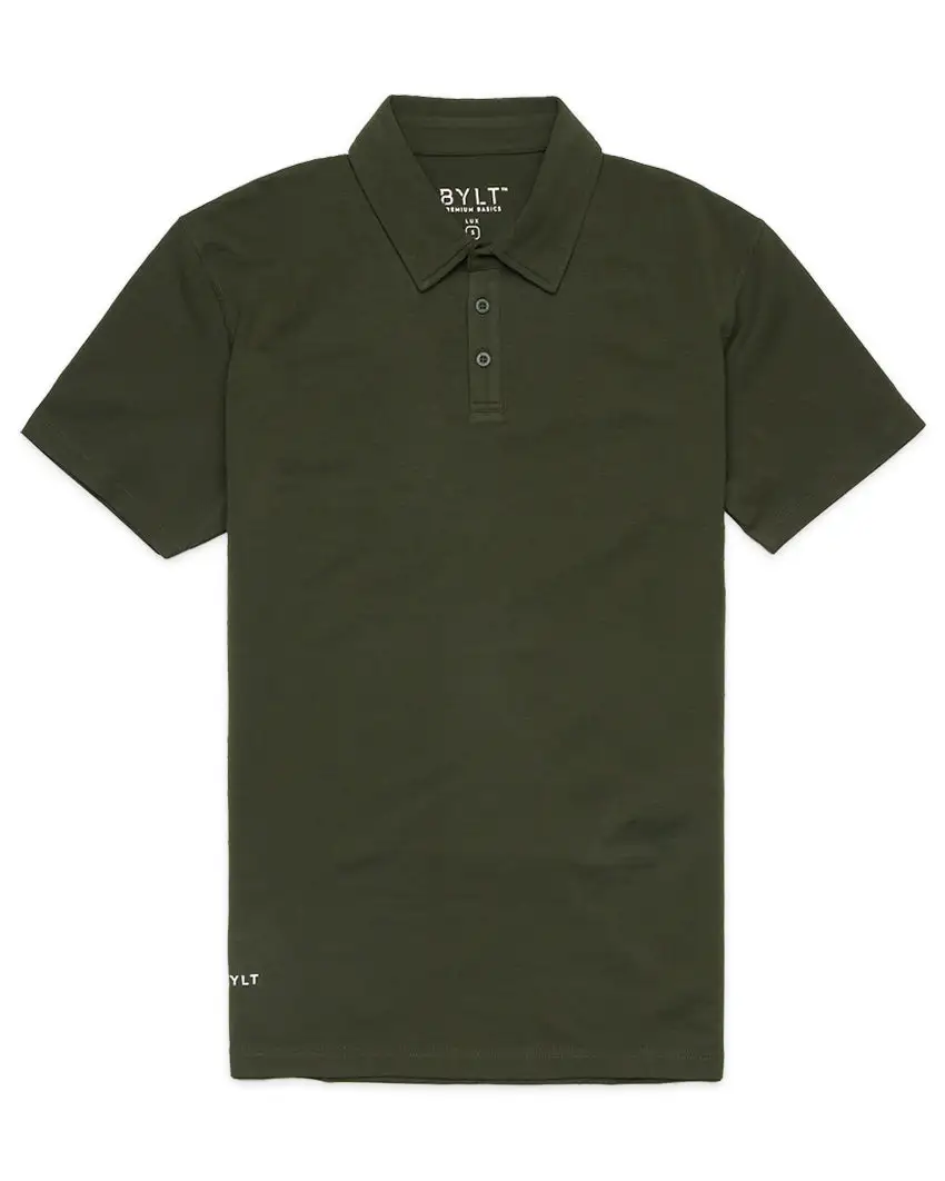 Lux Straight Hem Polo