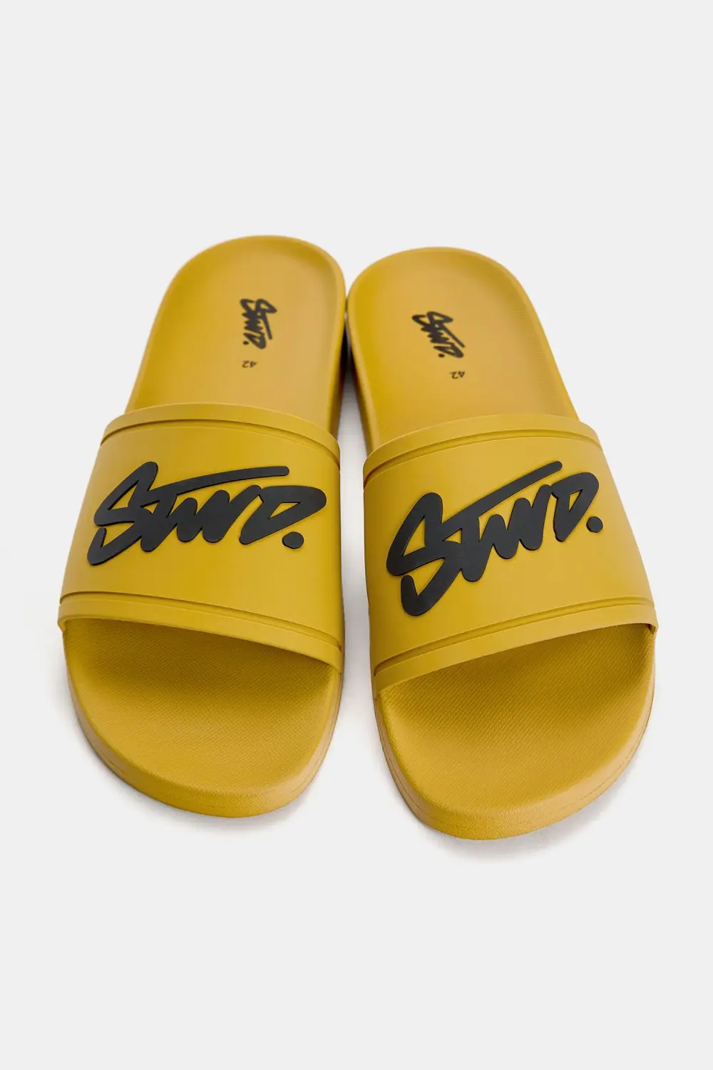 Rubberized STWD slider sandals