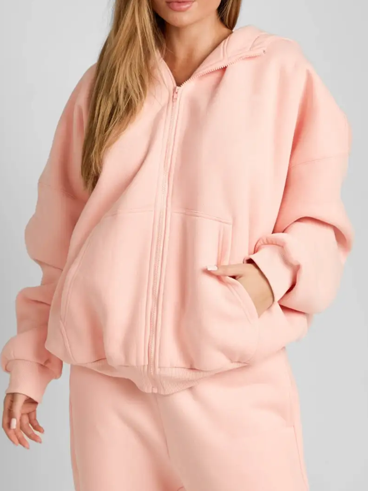 Pastel Zip Hoodie
