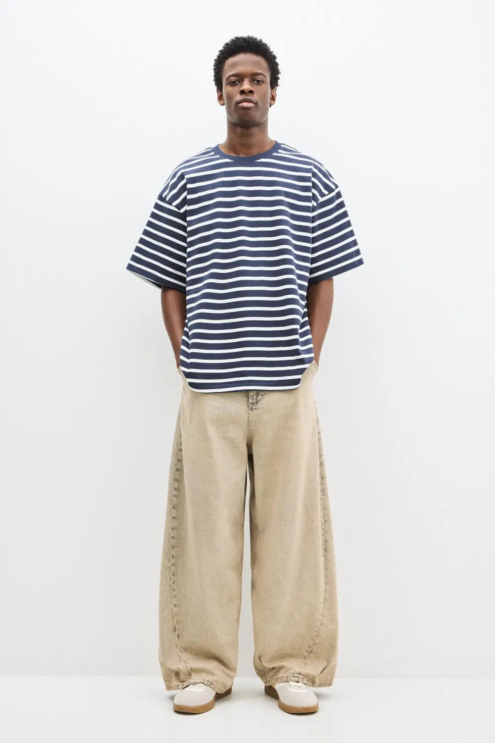 Striped short sleeve T-shirt