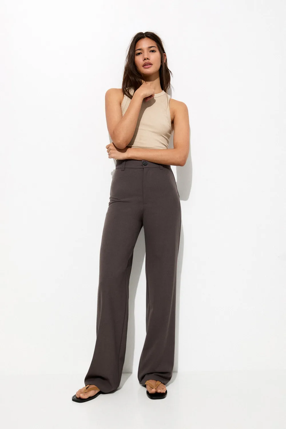 Pantalón de vestir recto