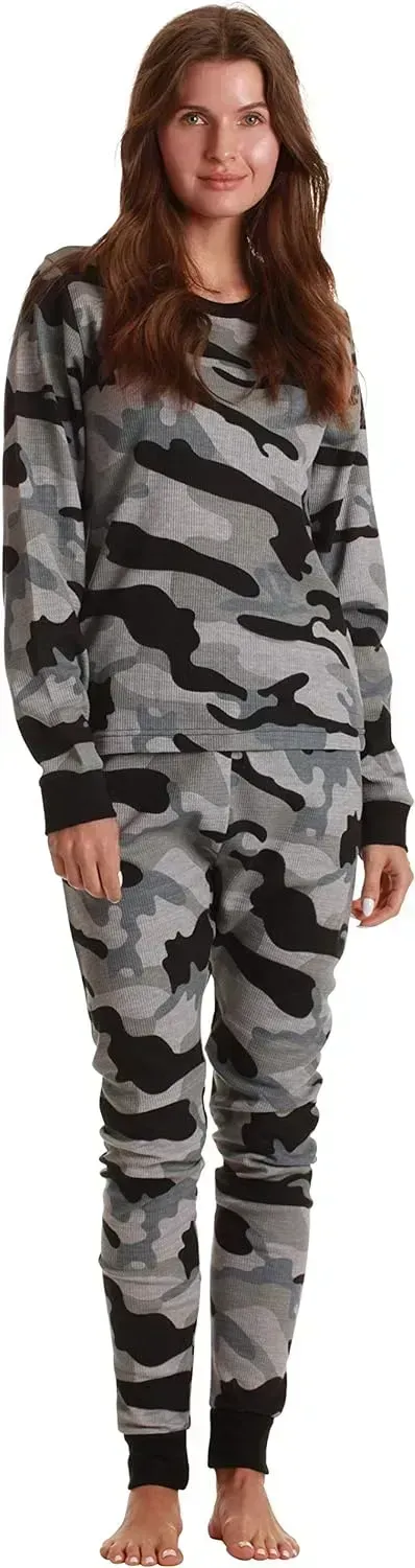 Women's Thermal Underwear Pajamas Set